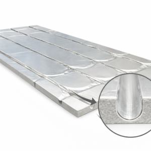 20 mm dicke XPS 300-Systemplatte für Fußbodenheizung, 1250 x 600, ALU, BEFIRO