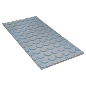 20 mm starke, biegsame XPS-Systemplatte für Fußbodenheizungen BEFIRO ALU 10 cm